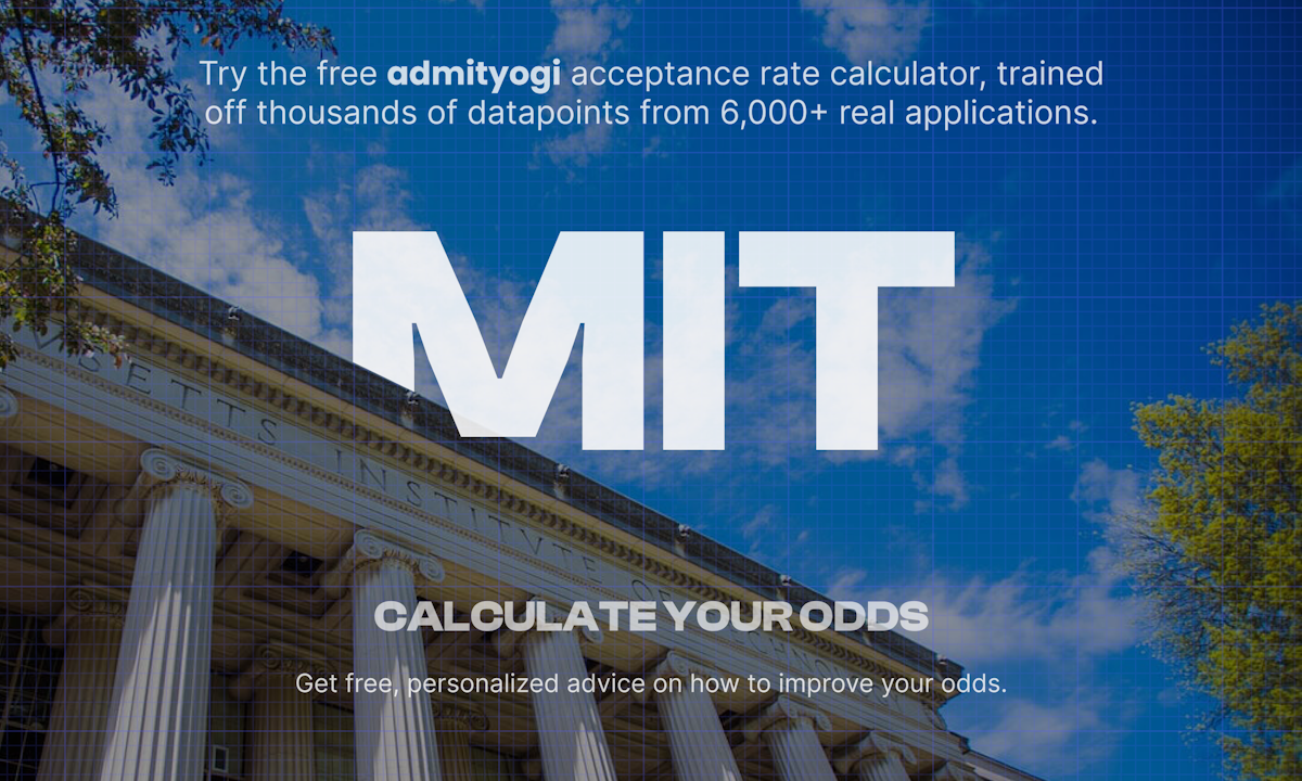 Will you get into MIT? Check Your Acceptance Chances with this